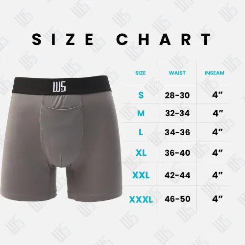 Miniatura 5 de Warriors & Scholar - Calzoncillos tipo bóxer para hombre que absorben la humedad