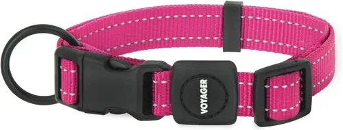 Miniatura 8 de Best Pet Supplies Voyager - Correa o collar reflectante para perro con asa de neopreno, para cachorros de raza pequeña, mediana y grande, bonita