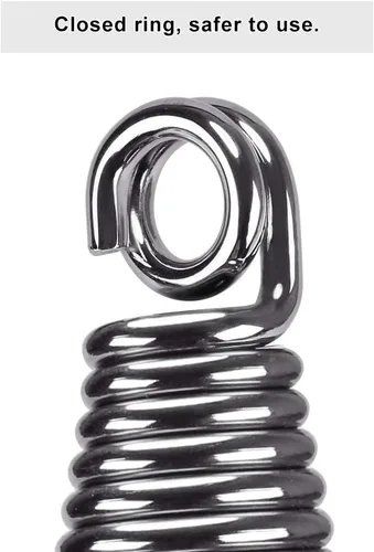 Miniatura 6 de SELEWARE Heavy Duty Bag Spring for Punching Bag - Chrome Plated with Secure Closed-Loop Design for Boxing, MMA, and More, Smooth & Safe Suspension