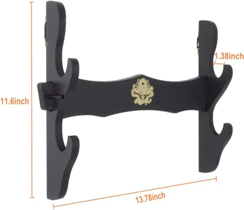 Miniatura 5 de Soporte de pared para espada de dragón, soporte de espada samurái, soporte de exhibición Katana Wakizashi, colgador de espada decorativa