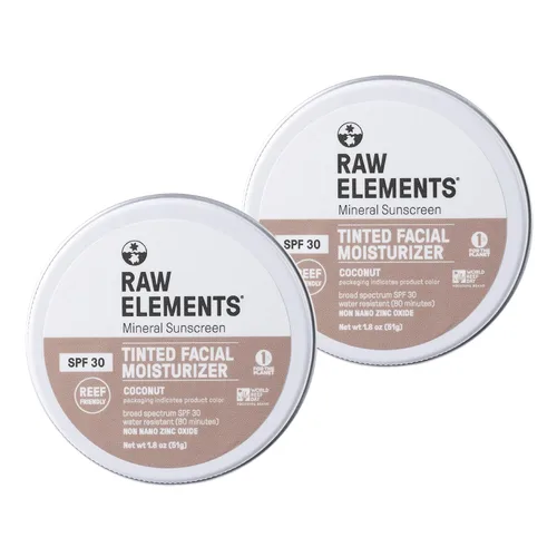 Miniatura 16 de Crema facial tintada ultra-hidratante Raw Element, protector solar mineral no tóxico para la cara, hidratante diario tintado, óxido de zinc no nano
