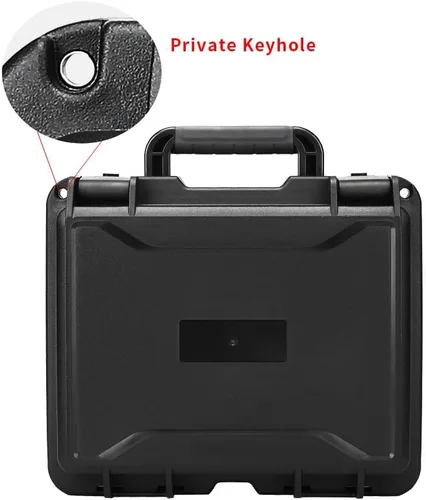 Miniatura 4 de Funda rígida resistente de 14 a 16 a 17 pulgadas con inserto de espuma personalizable (funda, negro, 14.3 x 12.2 x 6.9 pulgadas)