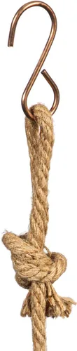 Miniatura 2 de Evergreen Garden Carillón de viento de vidrio de arte colorido Azul claro Percutor de madera maciza Tono profundo natural 8 pulgadas de alto