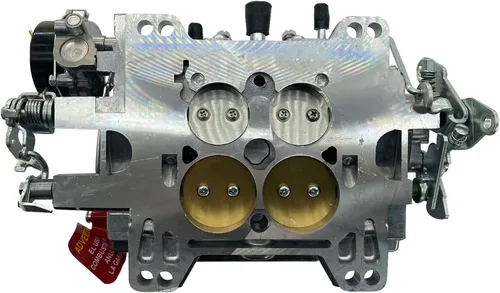 Miniatura 6 de 1806 - Repuesto de carburador de 4 barriles para carburador Thunder AVS 650 CFM con acabado satinado y orificio cuadrado (estrangulador eléctrico)