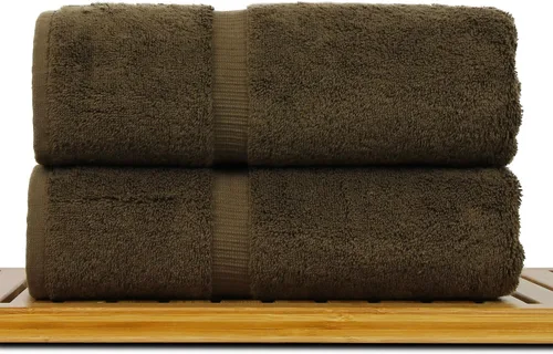 Miniatura 67 de Colección de calidad de hotel y spa, altamente absorbente y de secado rápido, 100% algodón turco, 750+ GSM, toallas ecológicas, toallas con borde