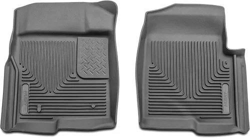 Husky Liners X-act Alfombrillas de piso de contorno | Se adapta a Ford F-150 2009-2014 todas las cabinas sin cambio manual | Fila delantera, 2