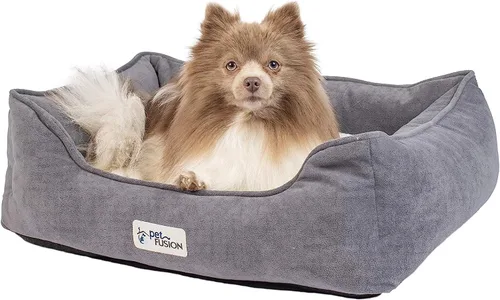 Miniatura 3 de PetFusion Cama calmante para perros y gatos Cama antiansiedad para perros pequeños; gatos Manta suelta que promueve la excavación (perros)