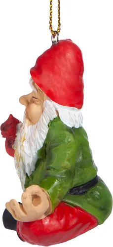 Miniatura 5 de Adorno navideño de gnomo zen: juego de 3