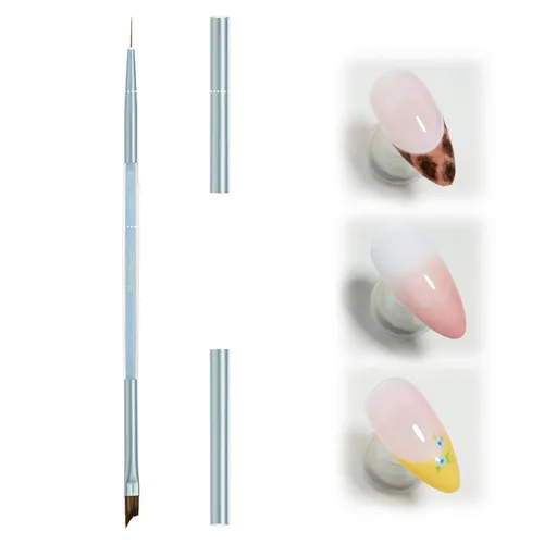 Miniatura 9 de Beetles - Lápiz de punteado para uñas 4 en 1, herramientas de arte para manicura en diseño esférico con marcaje de tamaño y cabeza de presión, 0-7