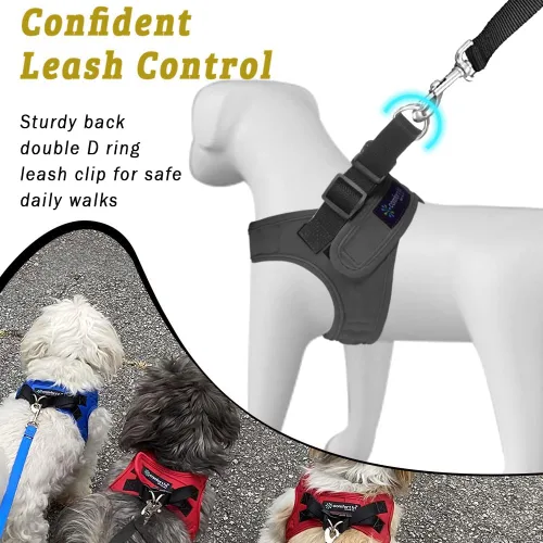 Miniatura 4 de Arnés de Ajuste Cómodo Step-in para Perros y Cachorros - Arnés de Chaleco Cómodo para Perros para Todo Clima: Ajustable, Suavemente Acolchado, Fácil