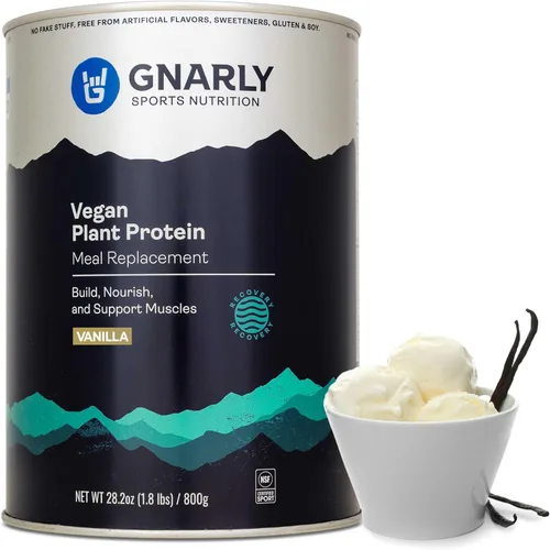 Miniatura 11 de Gnarly Nutrition Proteína vegetal vegana – Polvo de proteína vegana de chocolate, certificado NSF Sport, reemplazo de comidas, impulso nutricional