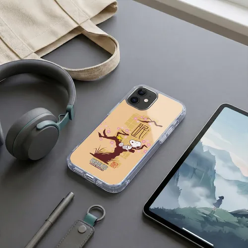 Miniatura 239 de Carcasa de gel para iPhone 7 Plus/iPhone 8 Plus, diseño de Snoopy Oriental de Peanuts, Badges