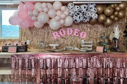 Miniatura 8 de Kit de guirnalda de arco de globos de color rosa claro, doble relleno, mate, rosa, marrón, crema, melocotón, globos de látex de diferentes tamaños