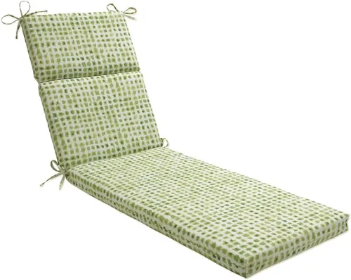 Miniatura 8 de Pillow Perfect Cojín para tumbona Alauda gris escarchado para exteriores/interiores, 72.5 x 21 pulgadas