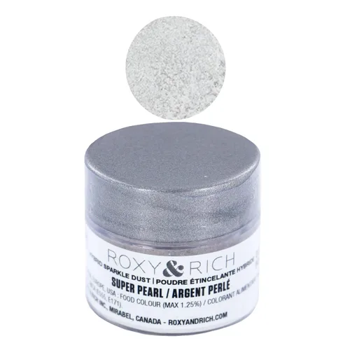 Miniatura 7 de Roxy & Rich Hybrid Sparkle Powder - Colorante para alimentos, 0.09 onzas (0.09 oz), color rosa amatista