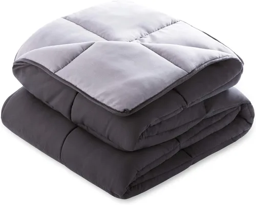 Miniatura 2 de Linenspa - Edredón reversible con relleno alternativo y relleno de edredón, para todo el año, costuras de caja, ropa de cama para niños
