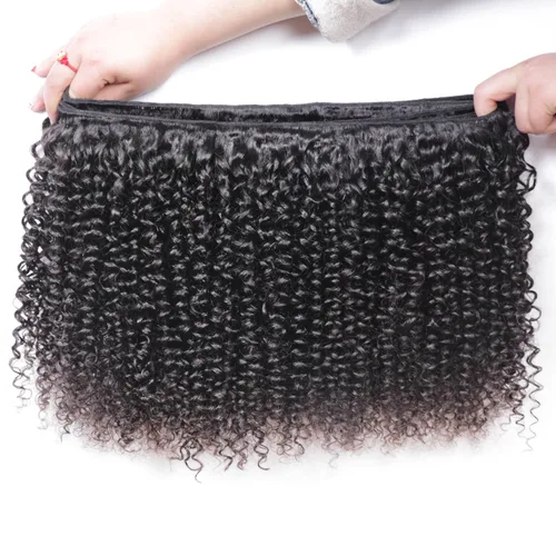 Miniatura 7 de Original Queen 100% Cabello Humano Brasilero Sin Procesar, Virgen, Rizado y Ondulado Tejido, 4 Paquetes de Extensiones de Cabello Rizado Profundo