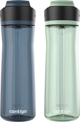 Miniatura 2 de Contigo Ashland 2.0 AUTOSPOUT Botella de agua, 24 onzas, arándano; Agave (paquete de 8)