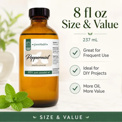 Miniatura 7 de Aceite esencial de menta 100% puro, sin cortar
