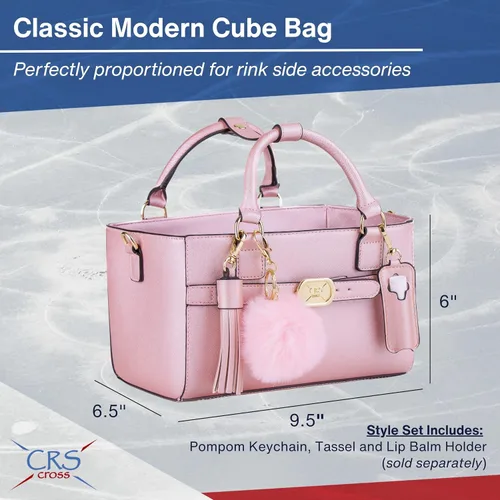 Miniatura 87 de CRS Cross Rink Side Tote. Ice Skating Accessory Bag-Figure Skating, Roller, Inline Skaters, Dance, Cheer.Organizes Guards Water Bottle Phone