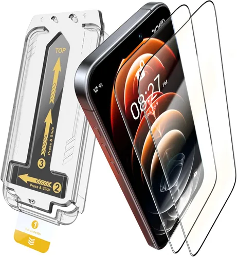 Miniatura 12 de TEMPRTEK+ Paquete de 2 Protectores de Pantalla para iPhone 17 Pro Max Compatible con iPhone 16 Pro Max Protector de Pantalla de Privacidad - 9H