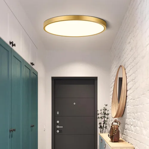 Miniatura 12 de Lámpara de techo LED de montaje empotrado de 12 pulgadas, 24 W (equivalente a 240 W), 3200 lm, luz blanca diurna de 5000 K, IP40, luces de techo