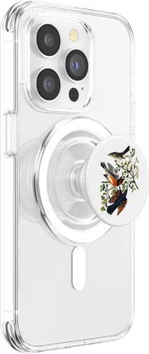 Miniatura 3 de PopSockets MagSafe PopGrip para iPhone de Mountain Mockingbird Varied Thrush Bird