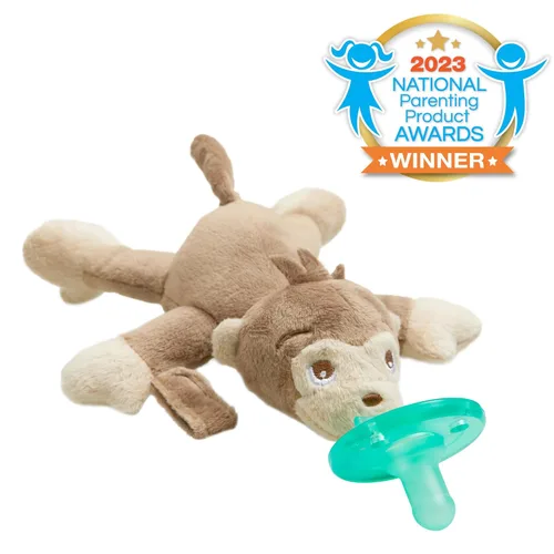 Miniatura 7 de Philips AVENT Soothie Snuggle Soporte de Chupete con Chupete Desmontable, 0m+, Mono, SCF347/02 Animal Mono