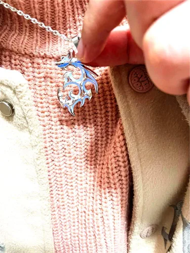 Miniatura 4 de Collar con colgante de dragón de animal para hombre, luminoso, tribal, tótem volador, collar para mujeres, hombres, adolescentes, joyería que brilla