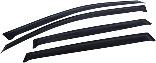 Miniatura 7 de IKON MOTORSPORTS - Visera de ventana compatible con Toyota RAV4 Xa30 Sport 2006-2012, estilo delgado, acrílico, teñido de humo y semitransparente, 4
