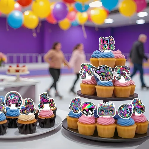 Miniatura 6 de 48 piezas de decoraciones de cumpleaños para camiones de bomberos, decoración de cumpleaños de bomberos, decoración de cupcakes para camiones
