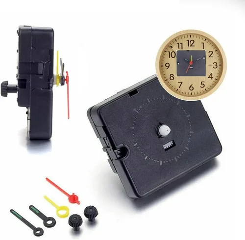 Miniatura 2 de SaiDian 1 unids cuarzo reloj despertador movimiento reloj reemplazo mecanismo reparación piezas DIY 588-08 con hora/minuto/segundo manos