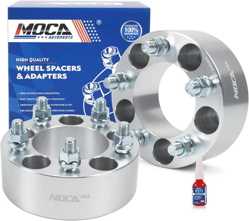 Miniatura 10 de MOCA - 2 espaciadores de rueda de 1.000 in, patrón de pernos de 0.197 x 4.500 in, buje para Jeep Cherokee/Liberty/Wrangler, 2007-2011 para Dodge