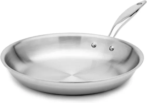 Miniatura 3 de Heritage Steel Juego de sartenes de 5 piezas Fabricado en Estados Unidos Serie Titanium Sartén 316Ti con mango Stay Cool Sartén de acero