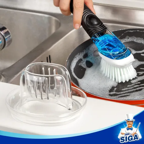 Miniatura 6 de MR.SIGA Recambios de cepillo para platos dispensadores de jabón, paquete de 4