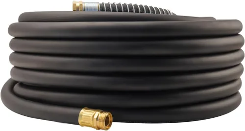 Miniatura 24 de Wiseflow Leader Hose Manguera de agua resistente de 3 x 5/8 pulgadas con accesorios de latón macho a hembra, extensor de manguera corta para carrete