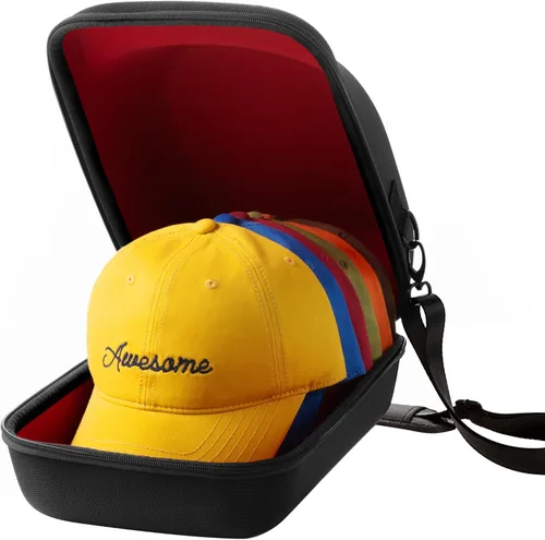 Miniatura 8 de Ozueccr Estuche de viaje para casco duro: almacenamiento para gorras de béisbol con asa de transporte y correa ajustable para el hombro, organizador