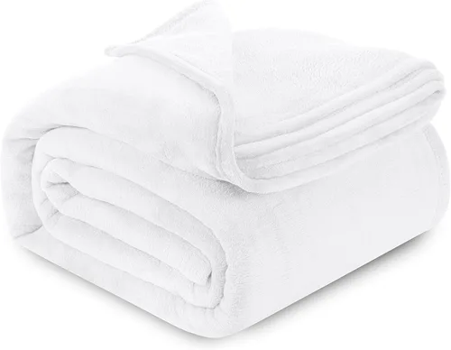 Miniatura 18 de Utopia Bedding Manta de forro polar negro, tamaño individual, ligera, mullida, suave, antiestática de microfibra (60 x 80 pulgadas)