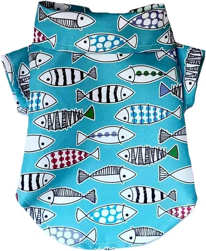 Miniatura 6 de Camisa hawaiana para perro, chaleco de playa de verano, ropa de manga corta, camiseta floral, tops hawaianos, chaquetas para perros, razas y gatos