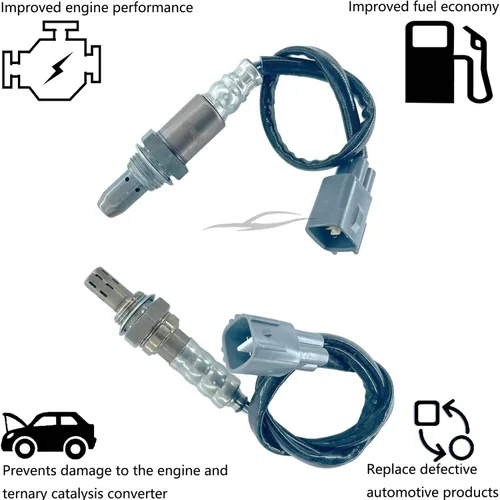 Miniatura 5 de Dropwater Juego de 2 sensores de oxígeno de repuesto para Toyota Tacoma 4.0L 2006-2005 Sensores de oxígeno ascendentes y descendentes 234-9026