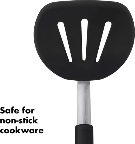 Miniatura 7 de OXO Good Grips espátula/espumadera de panqueque de nailon flexible, ninguno , Negro