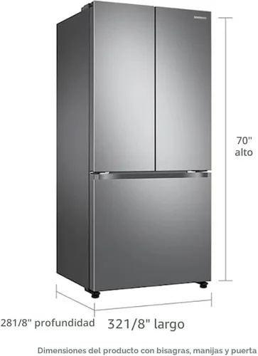 Miniatura 4 de Refrigerador de puerta francesa de 33" de profundidad de mostrador con Twin Cooling Plus™