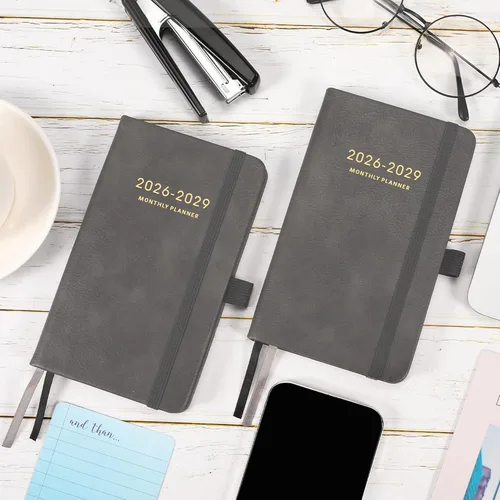 Miniatura 2 de Agenda de bolsillo 2026-2028, agenda mensual 2026-2028, calendario de bolsillo (36 meses) con 60 páginas de notas, enero de 2026 a diciembre