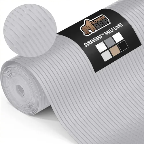 Miniatura 10 de GORILLA GRIP DuraGuard Forro para Estantes, 17.5x20 pulgadas Forros No Adhesivos para Gabinetes de Cocina, Cajones, Estantes, Refrigerador