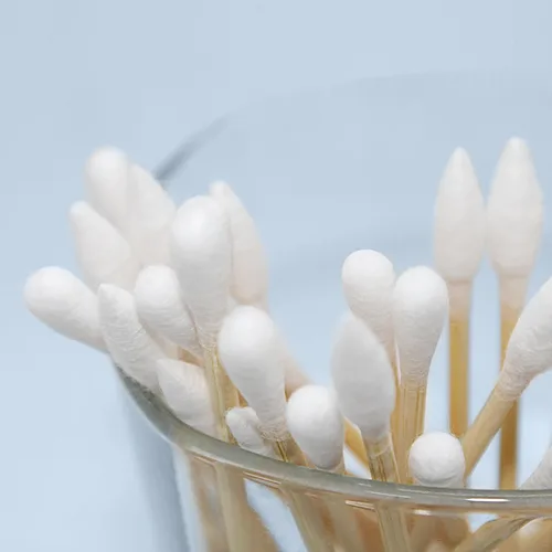 Miniatura 7 de WOWOTEX Hisopos de algodón de bambú, 600 unidades, 1 caja, una punta puntiaguda y una punta redondeada, bastoncillos de algodón biodegradable