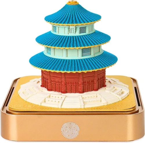 Miniatura 12 de Calendario de piezas de tiempo 2026, bloc de notas 3D, arte de papel, árbol romántico, calendario de arte 3D, bloc de notas de bricolaje, decoración
