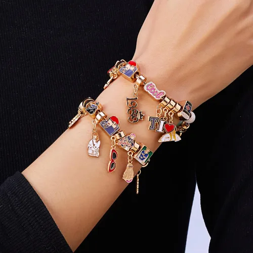 Miniatura 2 de Pulsera de amistad para amantes de la reputación 1989 Speak Now Fearless Album Inspirado Pulsera para regalos de concierto