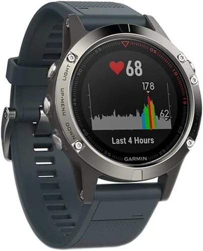 Miniatura 2 de Garmin fēnix 5, Smartwatch Multisport GPS Premium y Resistente, Azul Granito Granito Azul