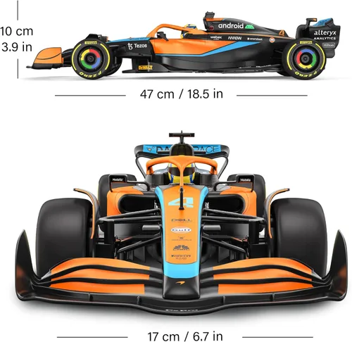 Miniatura 3 de Voltz Toys Auténtico Licenciado 1:12 McLaren F1 MCL36 Auto a Control Remoto - Serie de Coches RC de la Colección F1 para Niños y Adultos - Auto RC