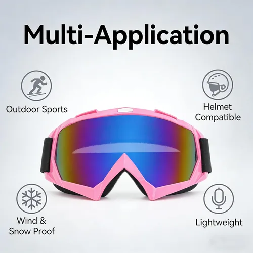 Miniatura 4 de Gafas de motocross – Resistente al viento, motocicleta, ATV, equitación, motocross, gafas de esquí para hombres, mujeres y jóvenes
